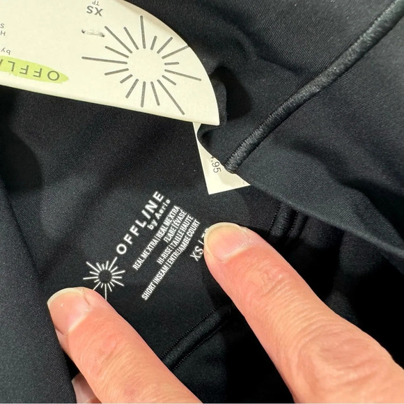 New Aerie Offline Real Me Xtra Flare Yoga Pants Split Hem - Picture 7 of 10